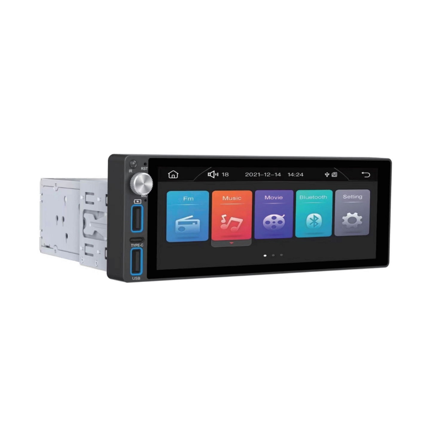 Radio Auto Android  1 Din Con Pantalla Tactil Aiwa AWA485BT