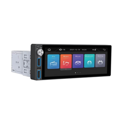 Radio Auto Android  1 Din Con Pantalla Tactil Aiwa AWA485BT