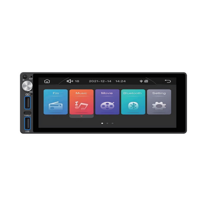 Radio Auto Android  1 Din Con Pantalla Tactil Aiwa AWA485BT