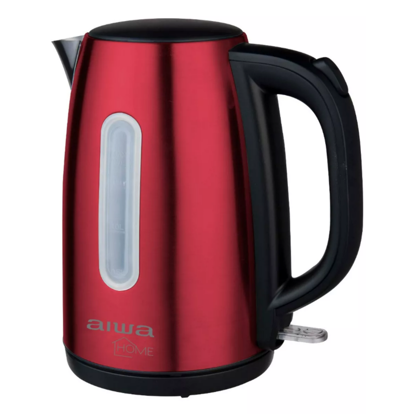 Hervidor Eléctrico 1.7l Aiwa Acero Inoxidable 2200w A-jd1402 Rojo