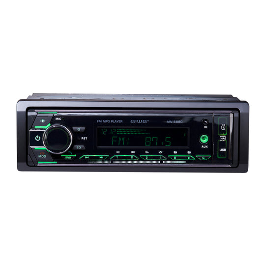 Radio Auto 1 Din Bluetooth Usb X2 Radio Fm Aiwa Aw-5880t