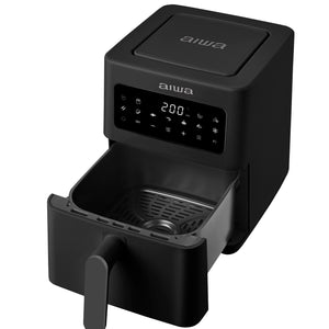 Freidora De Aire Digital Led 4.5 Litros Aiwa Aw-fk45 Negro
