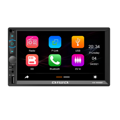 Radio Auto 2 Din Mirrorlink Touch De 7'' Aiwa W880bt