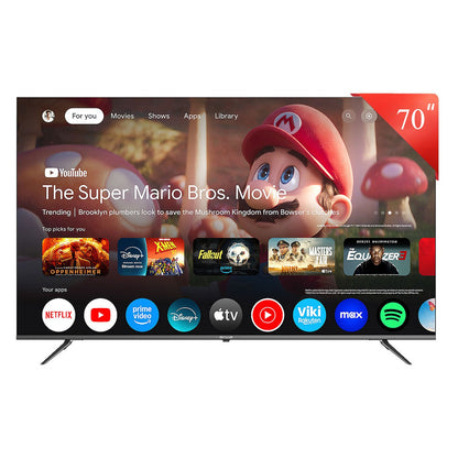 Smart Tv Led Aiwa 70'' 4K Uhd Qled Bluetooth Sistema Google Tv