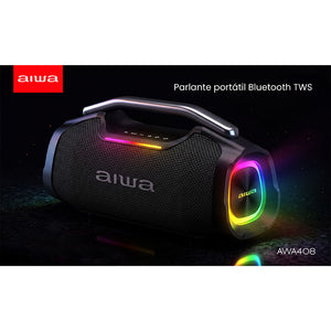 Parlante Portatil Bluetooth Aiwa 55w Funcion Tws Aw-a408