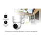 Cámara De Seguridad Aiwa Wifi Exterior Panel Solar Awcto43