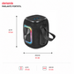 Parlante Bluetooth Aiwa 12w Radio Fm Luz Rgb Aw-kb61 Negro