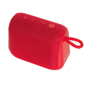 Parlante Portátil Rojo Aiwa Impermeable Ipx6 Tws Radio Fm AWKF3R