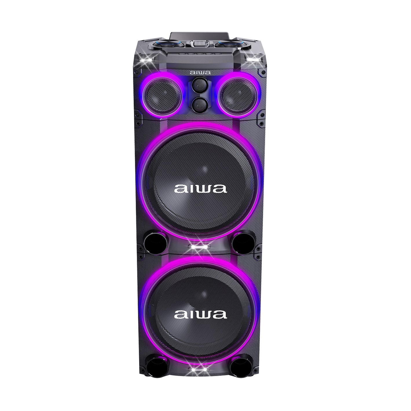 Parlante Bluetooth Torre Karaoke Aiwa 4000w Tws Aw-poc15