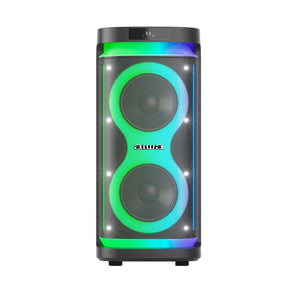 Parlante Bluetooth Portatil Aiwa Karaoke Tws Led Aw-poh5d Negro