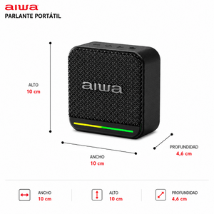 Parlante Bluetooth Portatil Funcion Tws 7w Con Radio Fm Awq3