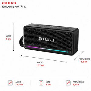 Parlante Bluetooth Portátil Función Tws 20w Radio Fm Awq5