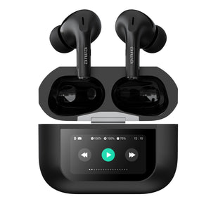 Audífonos Aiwa In Ear Pantalla Táctil Bluetooth Aw-Twsgpro Negro