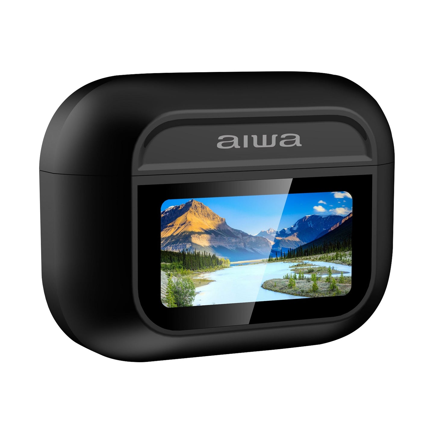 Audífonos Aiwa In Ear Pantalla Táctil Bluetooth Aw-Twsgpro Negro