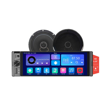 Combo Radio Bluetooth 1 Din + Parlante Auto Aiwa Caw-4016bt