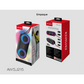 Parlante Portátil Bluetooth Aiwa 20w Ipx5 Radio Fm Aw-sj215
