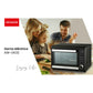Horno Eléctrico Aiwa 32l Antiadherente Modo Asador Aw-ok32
