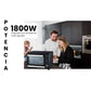 Horno Eléctrico Aiwa 32l Antiadherente Modo Asador Aw-ok32