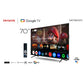 Smart Tv Led Aiwa 70'' 4K Uhd Qled Bluetooth Sistema Google Tv