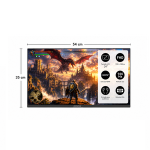 Monitor Gamer Aiwa 144hz Pantalla Lcd 24'' Fhd Aw-mk24